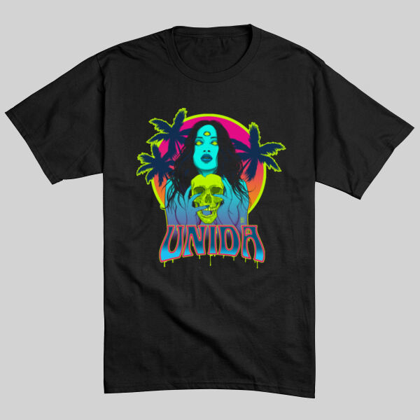 Unida Third Eye Mirage Black Unisex T-Shirt Thumbnail